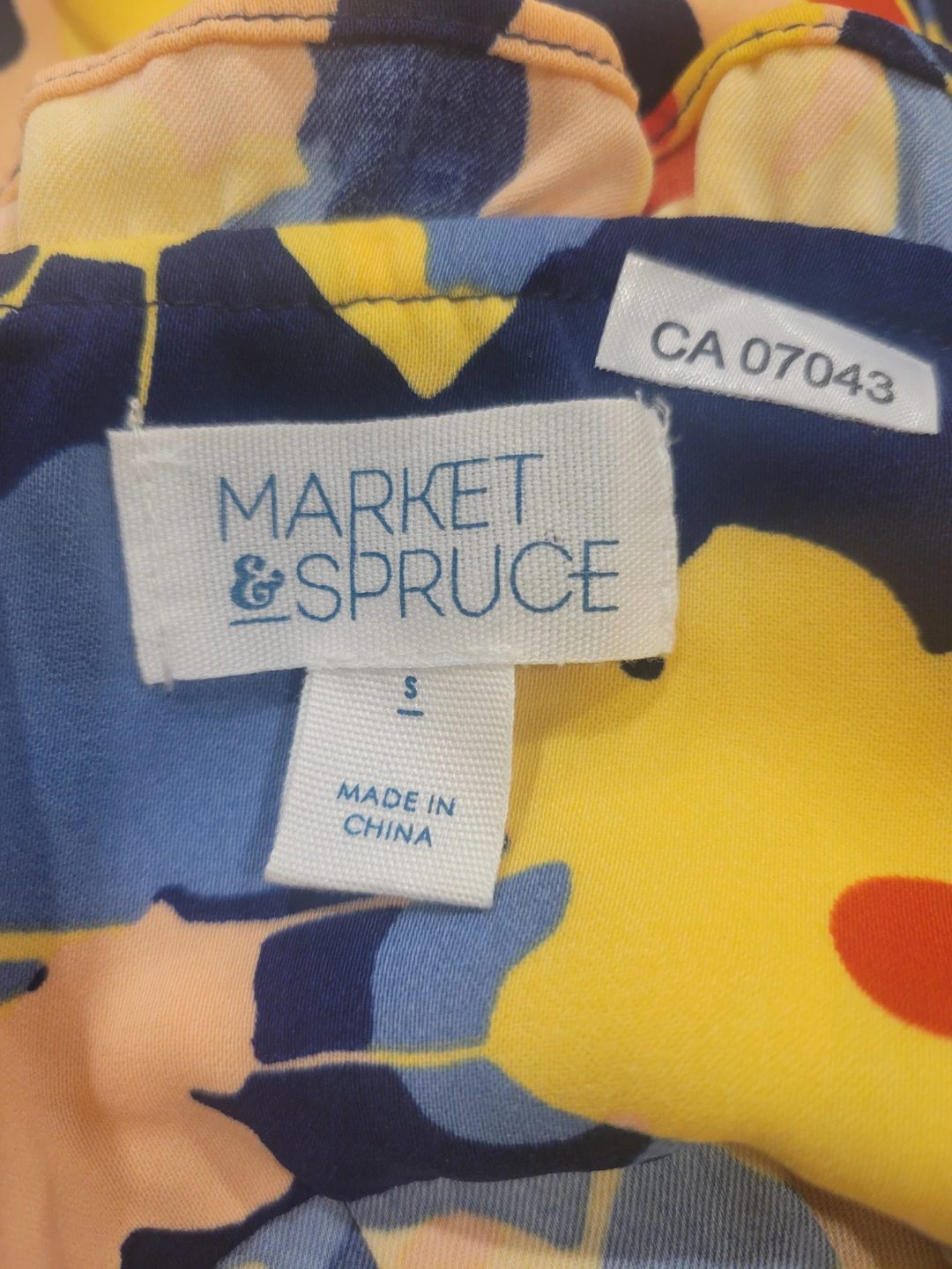 Market & Spruce Floral Sleeveless Wrap Dress Size S - photo 4