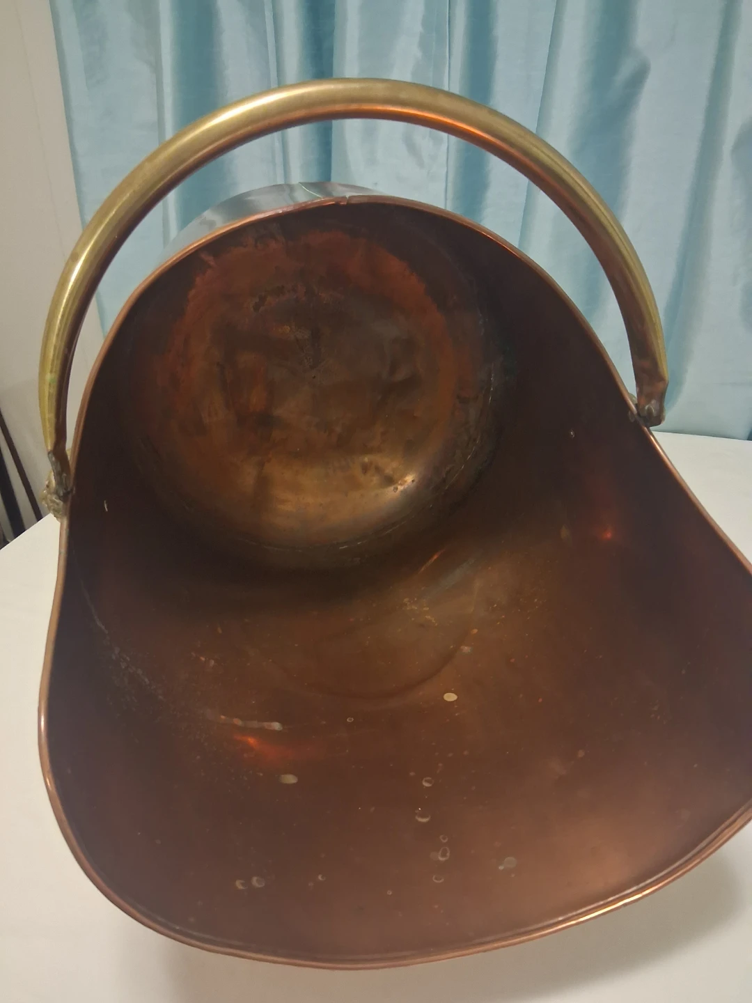 Vintage Copper Coal Scuttle - photo 4