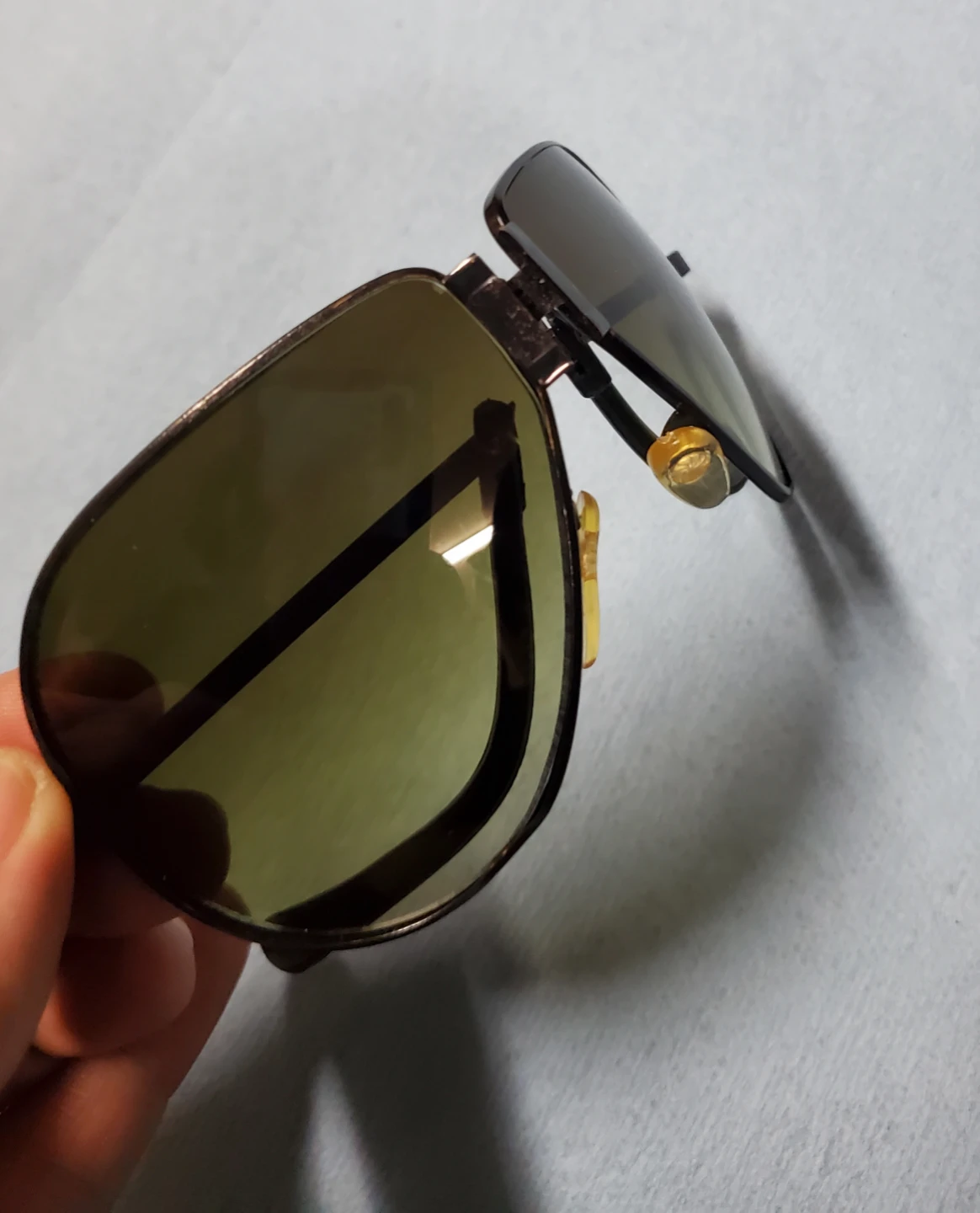 Vintage 80s Ferrari Folding Aviator Racing Sunglasses - photo 4