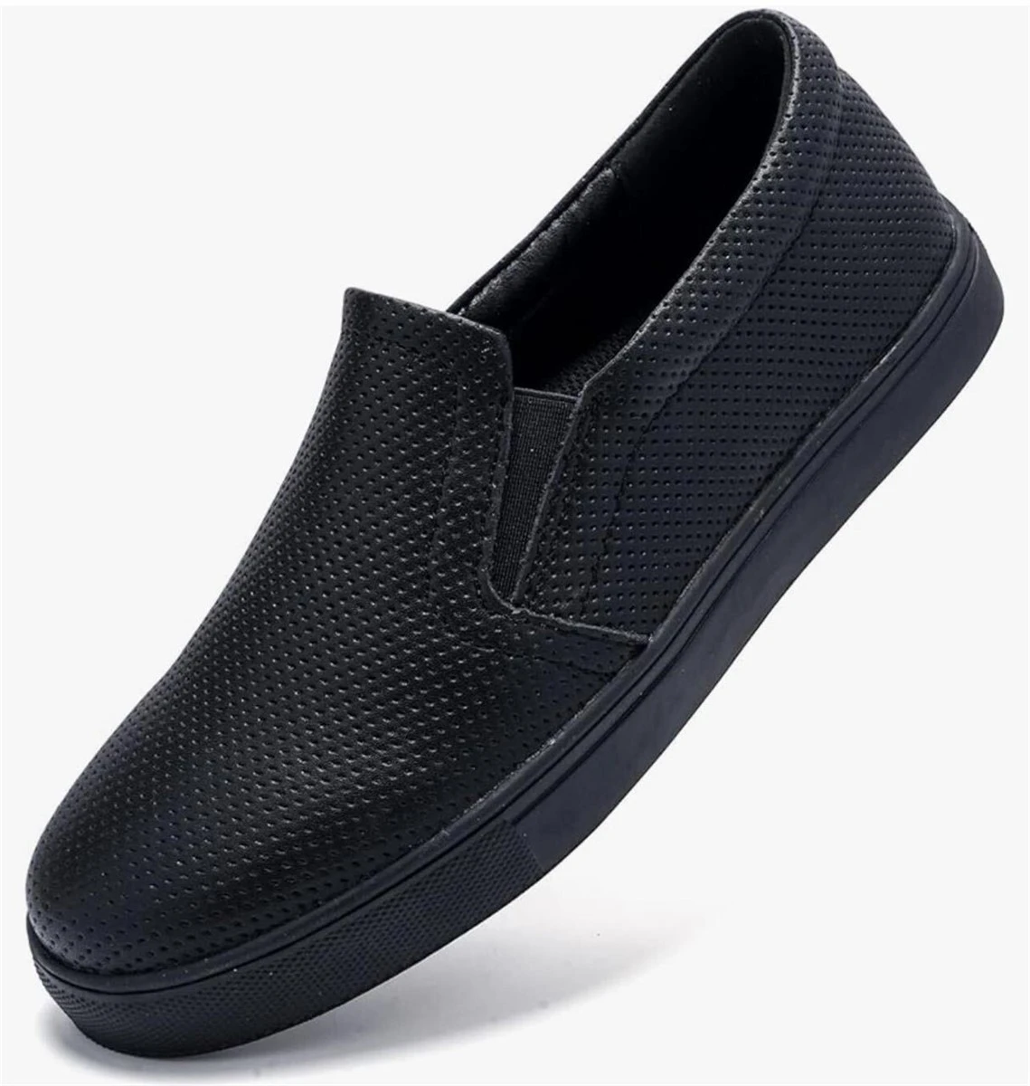 👟 Chaussures loafers femme – Slip-on noir (style chic & conf