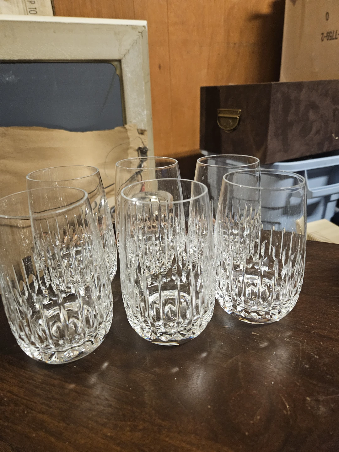 Set of 6 Cut Glass Tumblers - photo 3