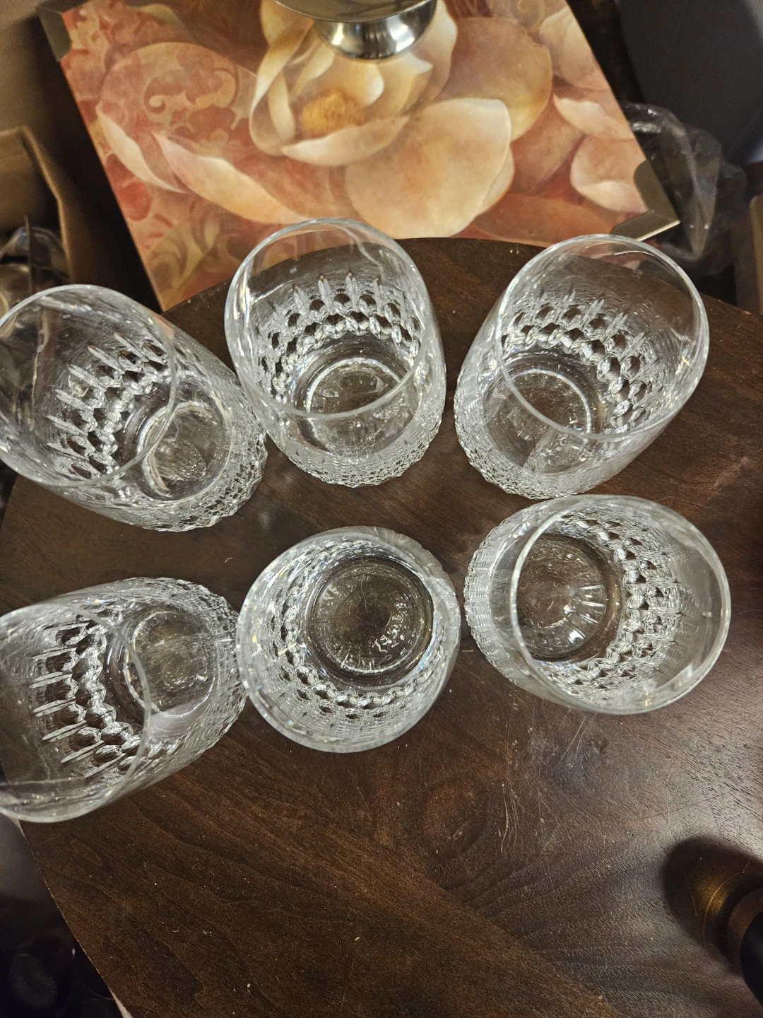 Set of 6 Cut Glass Tumblers - photo 5