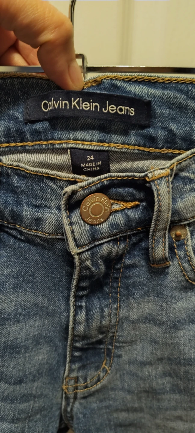 Calvin Klein Jeans Women's Size 24 Blue Denim Jeans - photo 2