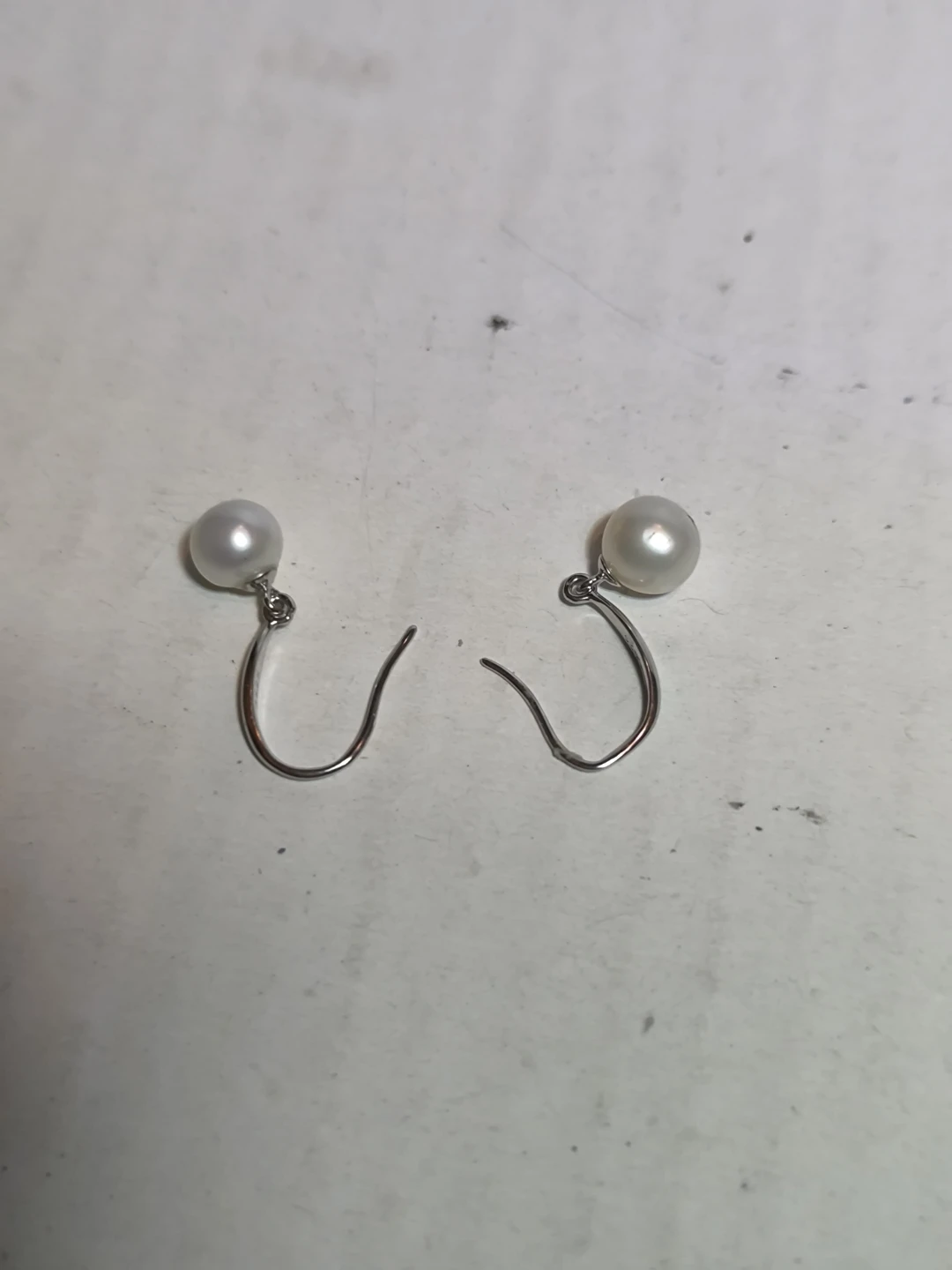925 Sterling Silver Natural Pearl Drop Earrings - photo 3