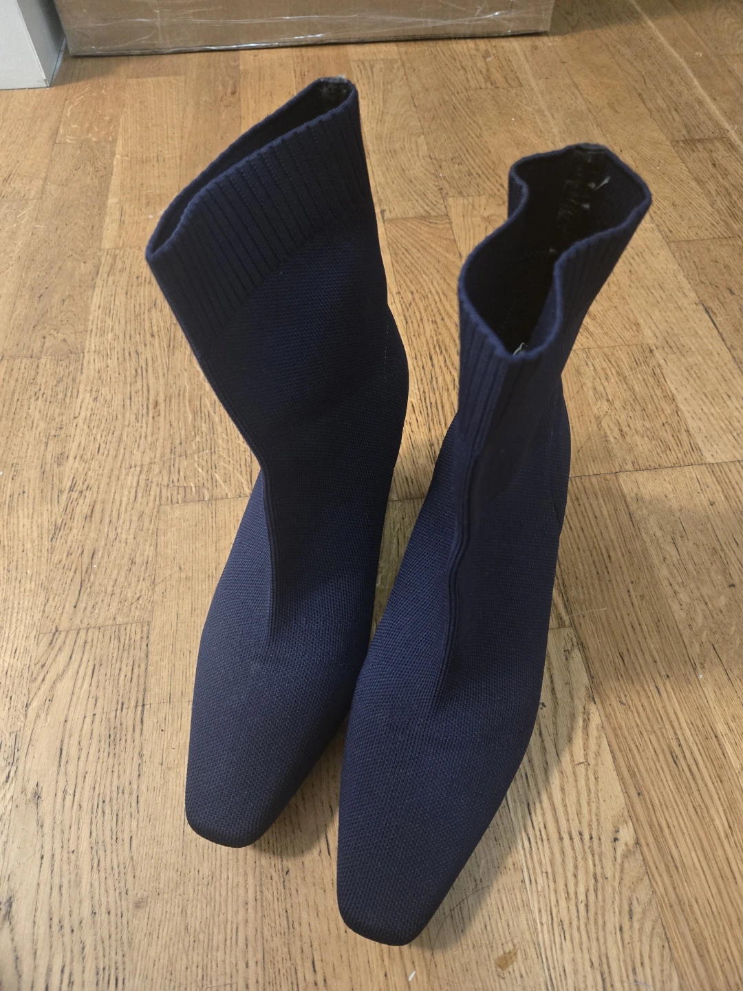 Navy Blue Sock Boots - Size 41