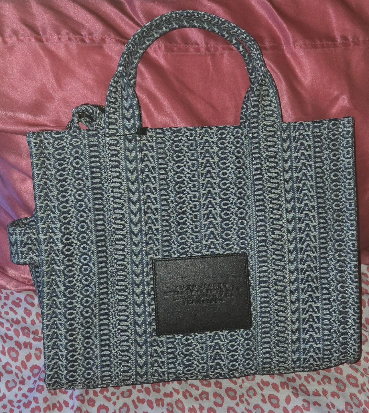 Marc Jacobs Monogram Jacquard Medium Canvas Tote Bag