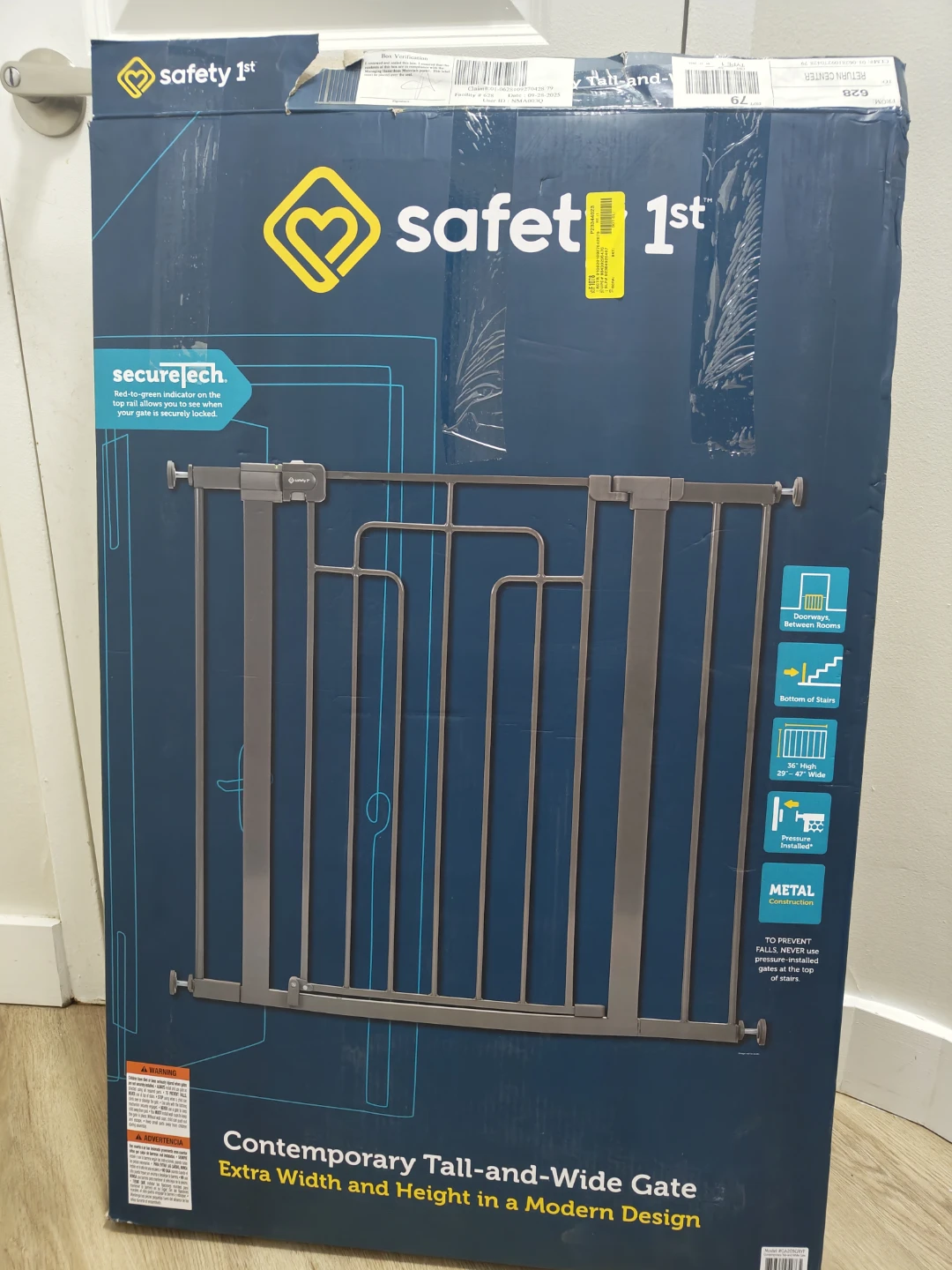 Safety 1st Contemporary Tall-and-Wide Gate - photo 2