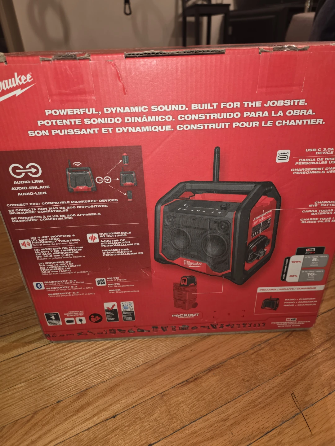Milwaukee M18 Bluetooth Jobsite Radio - photo 2