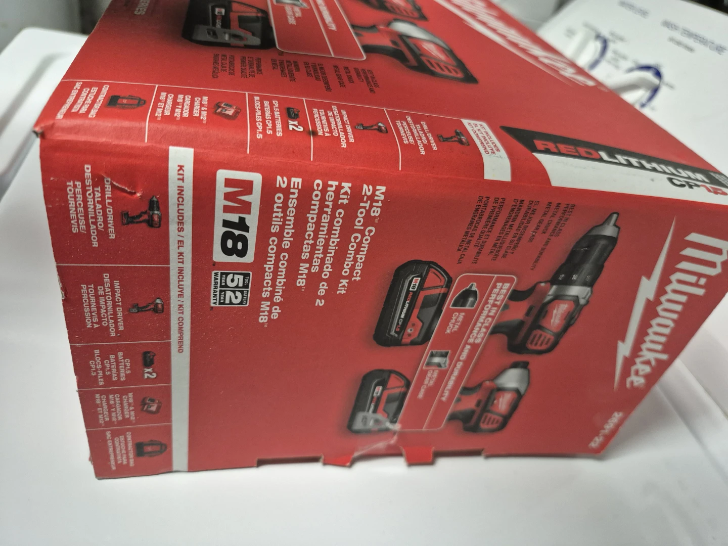 Milwaukee M18 Compact 2-Tool Combo Kit - photo 2