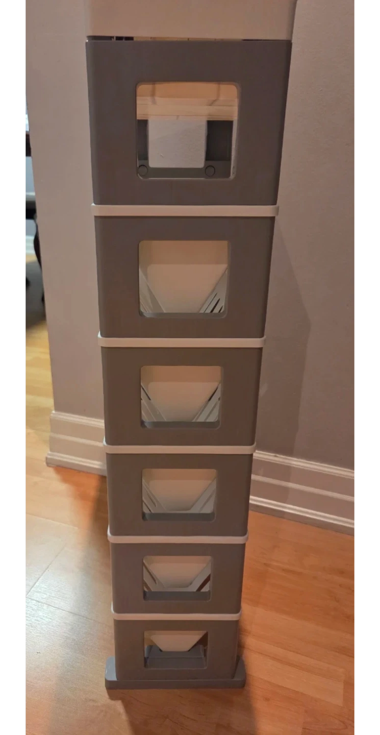 Plastic Storage Tower with 6 Bins - photo 2