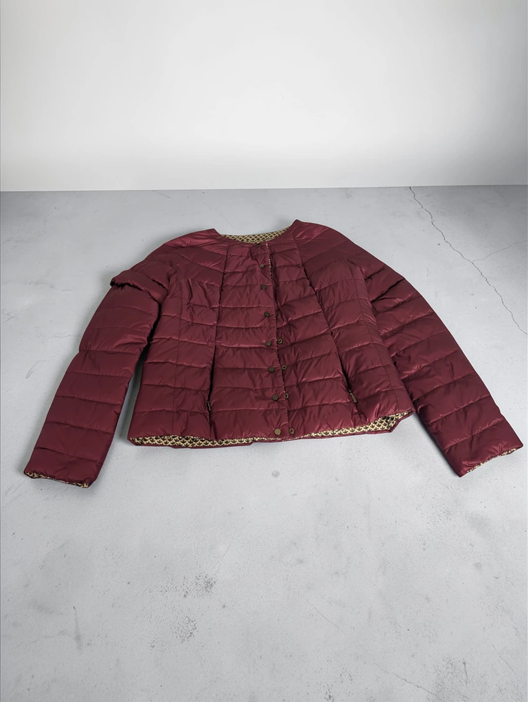 Weekend Max Mara Down Puffer Jacket Purple reversible