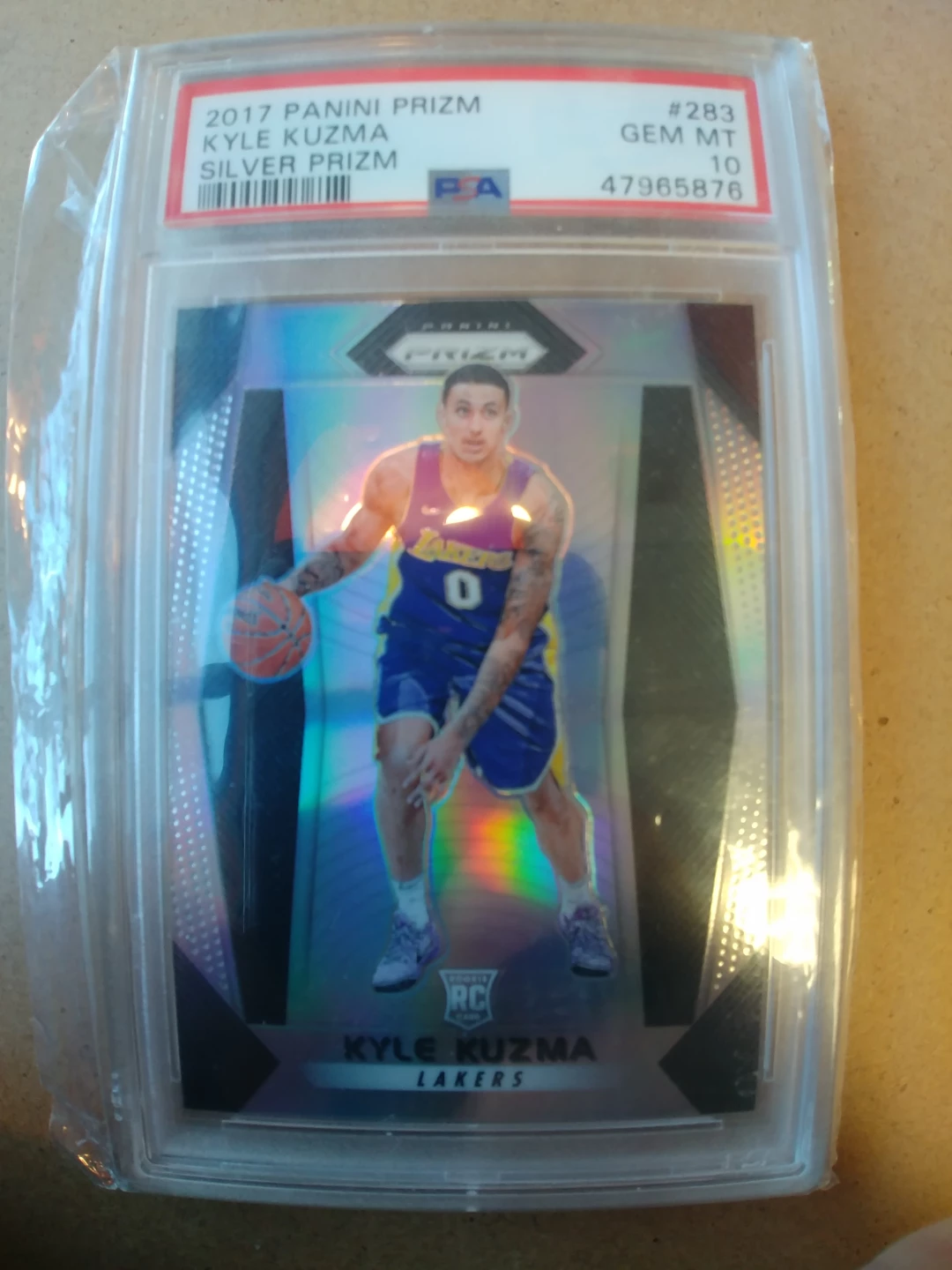 Kyle Kuzma Rookie Silver Prizm