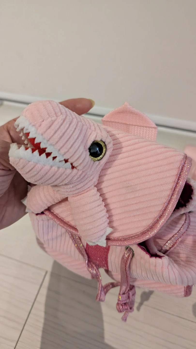 Pink Dinosaur Backpack for 2-6 yrs old - photo 4