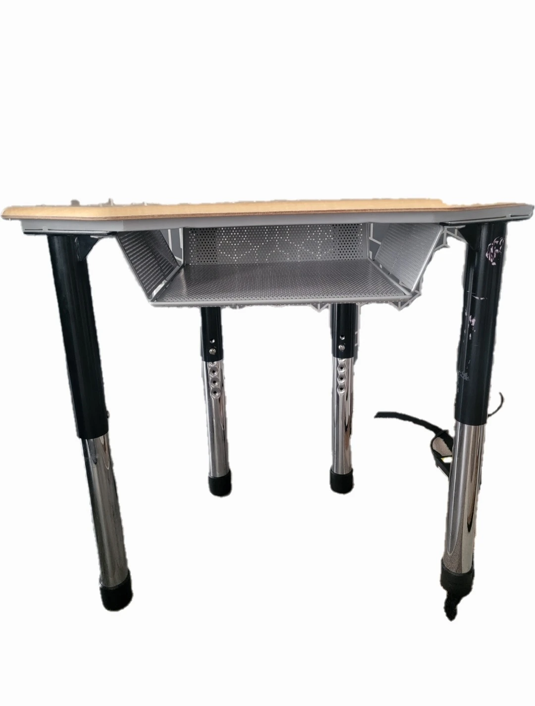 Adjustable Height Desk with Storage Shelf - photo 2