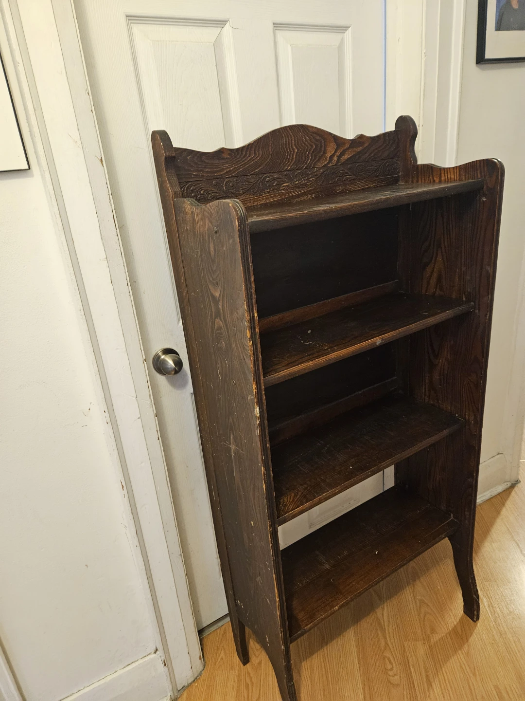 Antique Wooden Bookshelf - photo 3
