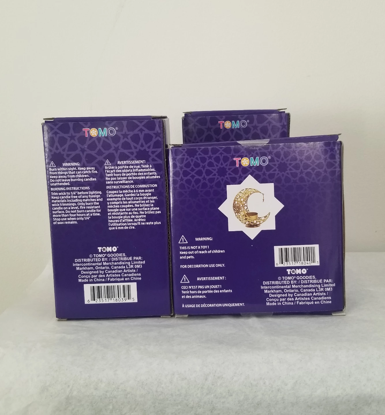 Tomo Eid Mubarak Candle Bougie and Candle Holder Bougeoir - photo 5