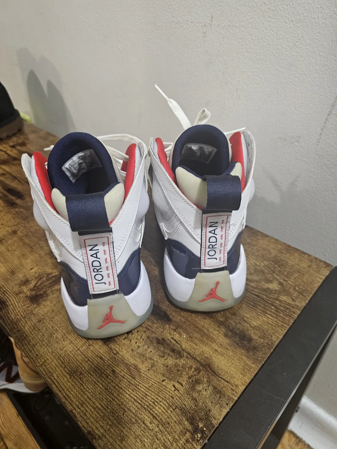 Jordan Sneakers - White/Navy/Red - photo 3