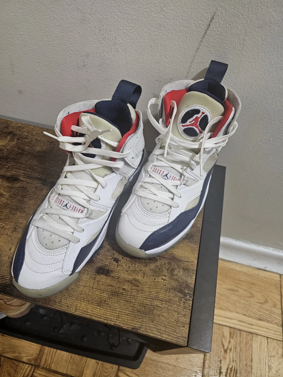 Jordan Sneakers - White/Navy/Red - photo 5