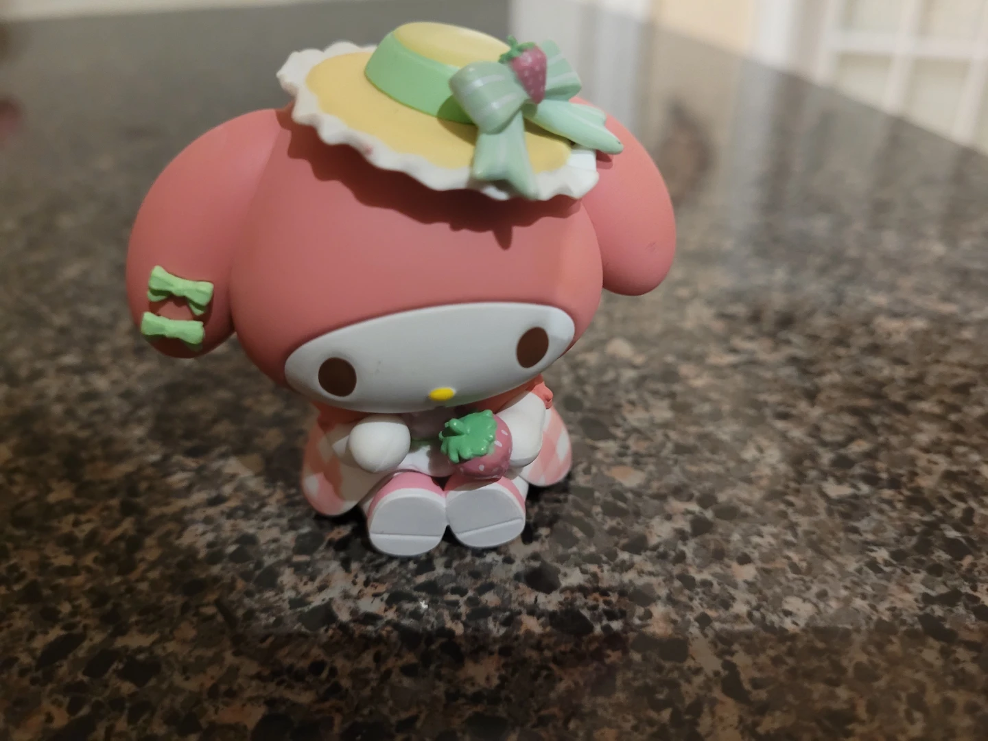 My Melody Figure with Strawberry Hat