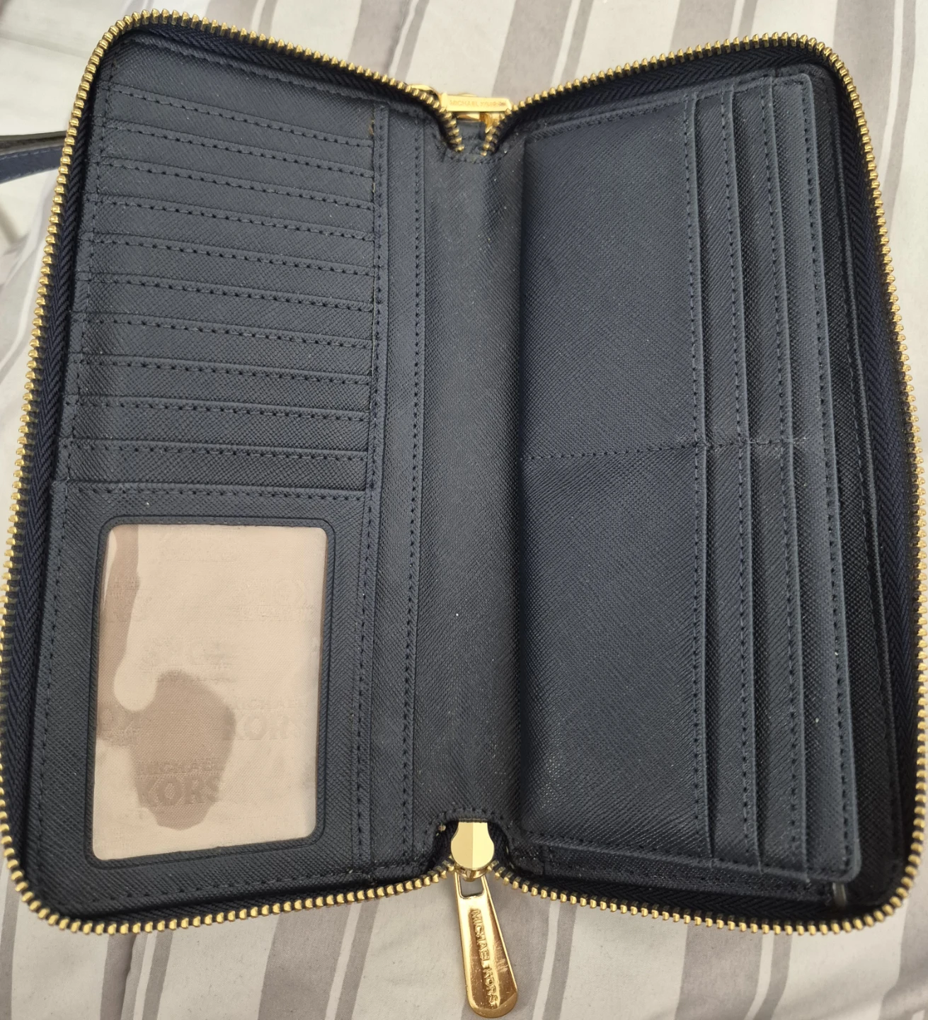 Michael Kors Navy Leather Wristlet Wallet - photo 5