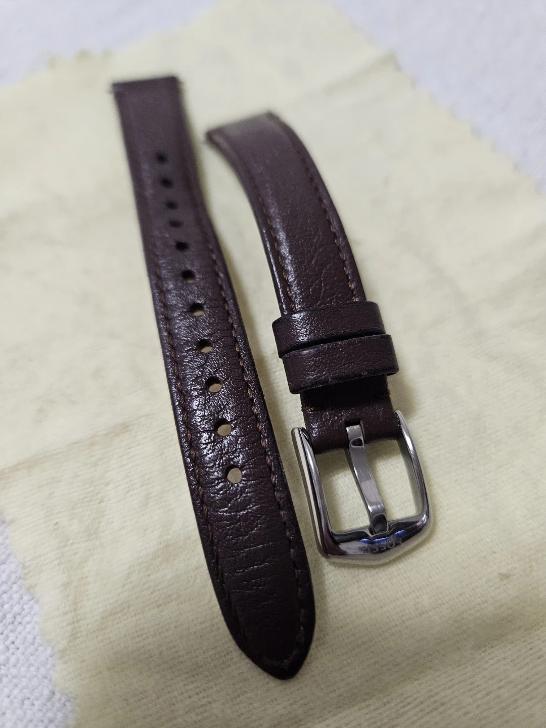 Fossil Dark Brown Leather Watch Strap