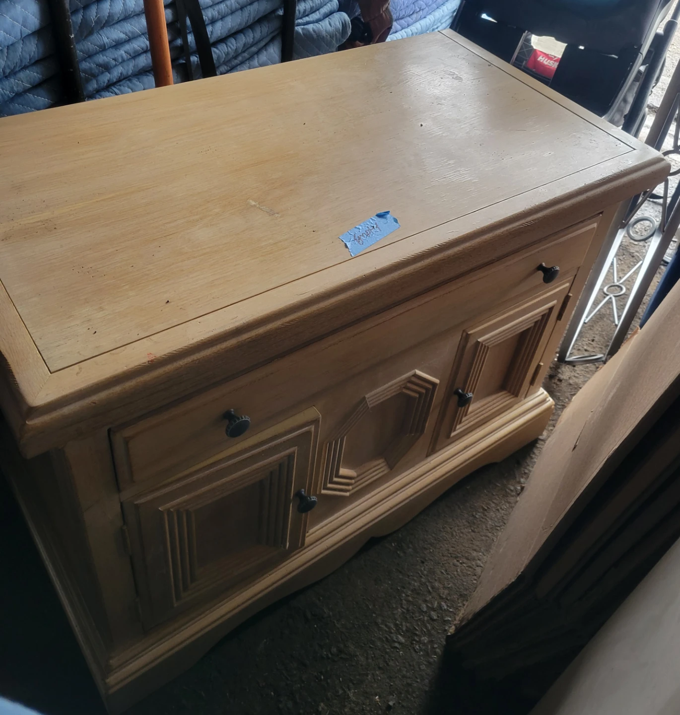 Wooden Side Table with Drawer