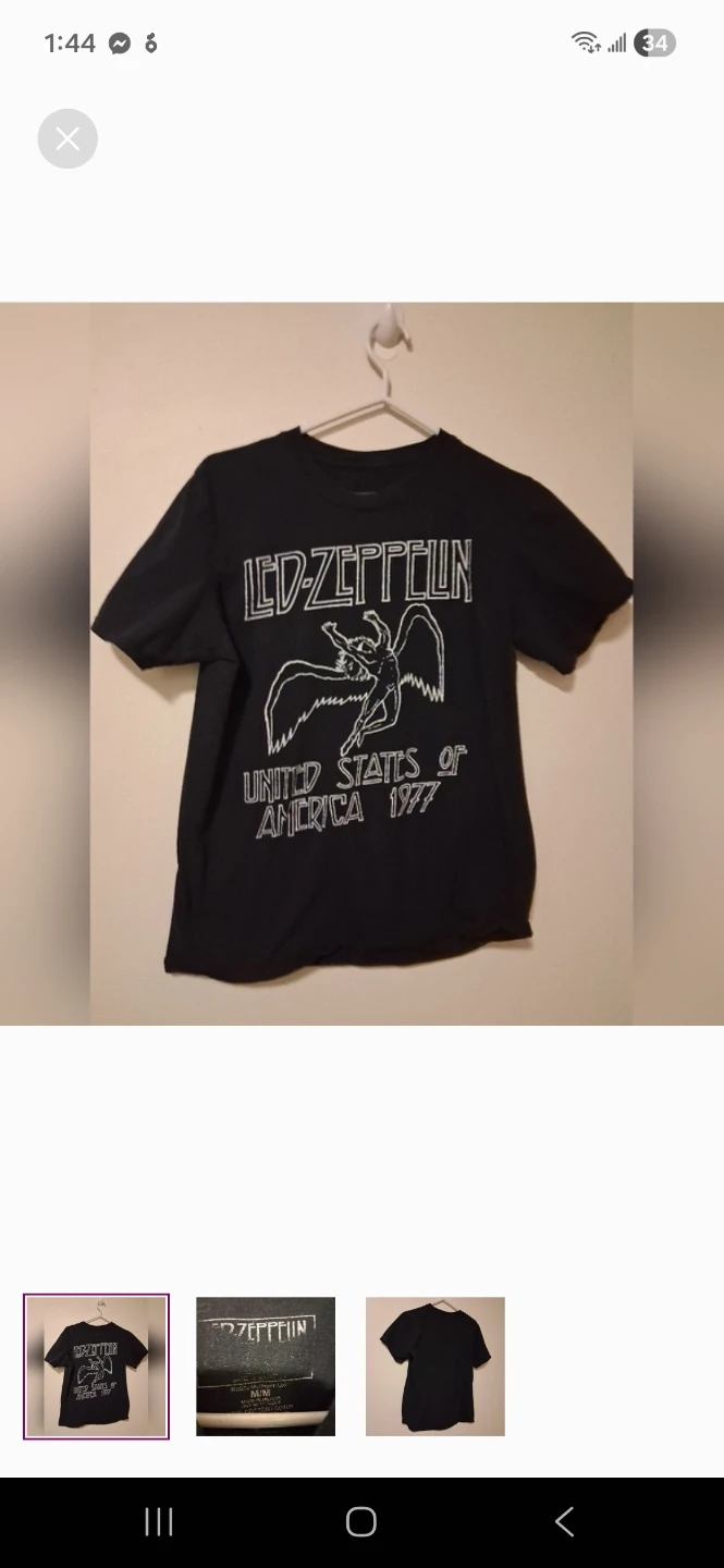 Led Zeppelin United States of America 1977 T-Shirt