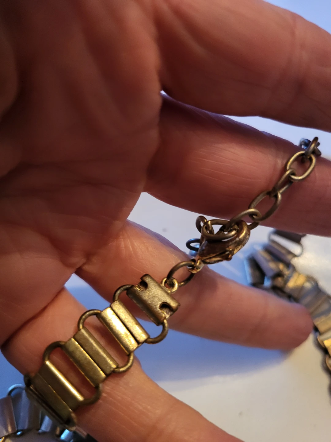 Vintage Necklace with Pearls and Crystals - photo 4