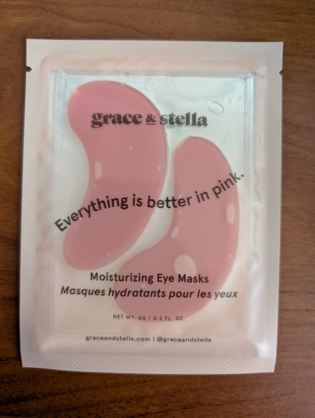 Grace & Stella Moisturizing Under Eye Masks (Pink)