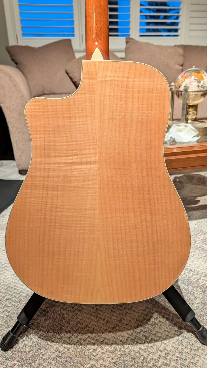 Fender T-Bucket 400CE Flame Acoustic-Electric Guitar - photo 4