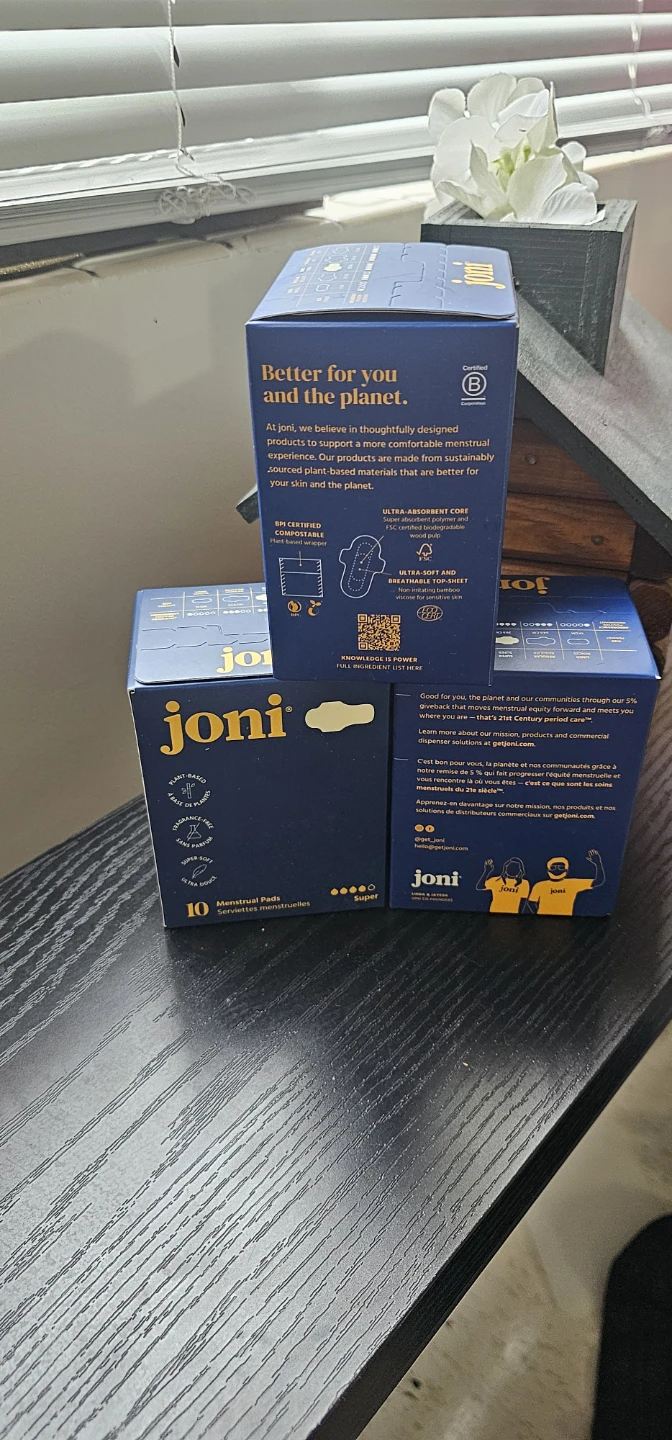 Joni Menstrual Pads - Super Absorbency 3×10
