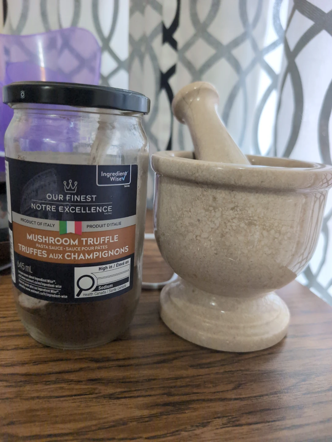 💎 Professional Smooth-Surface Rare Brown Granite Mortar & Pestle - photo 3