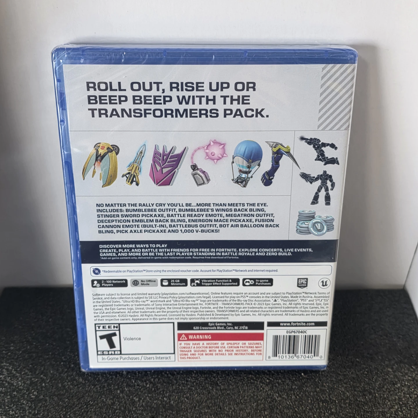 Fortnite Transformers Pack PS5 - photo 4