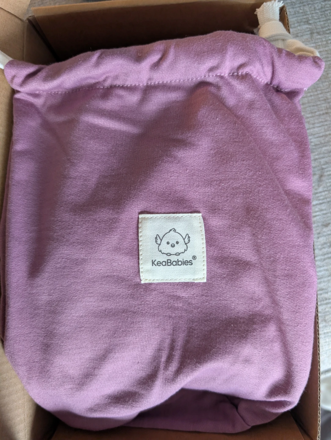 KeaBabies Original Baby Wrap Carrier - Dark Mauve