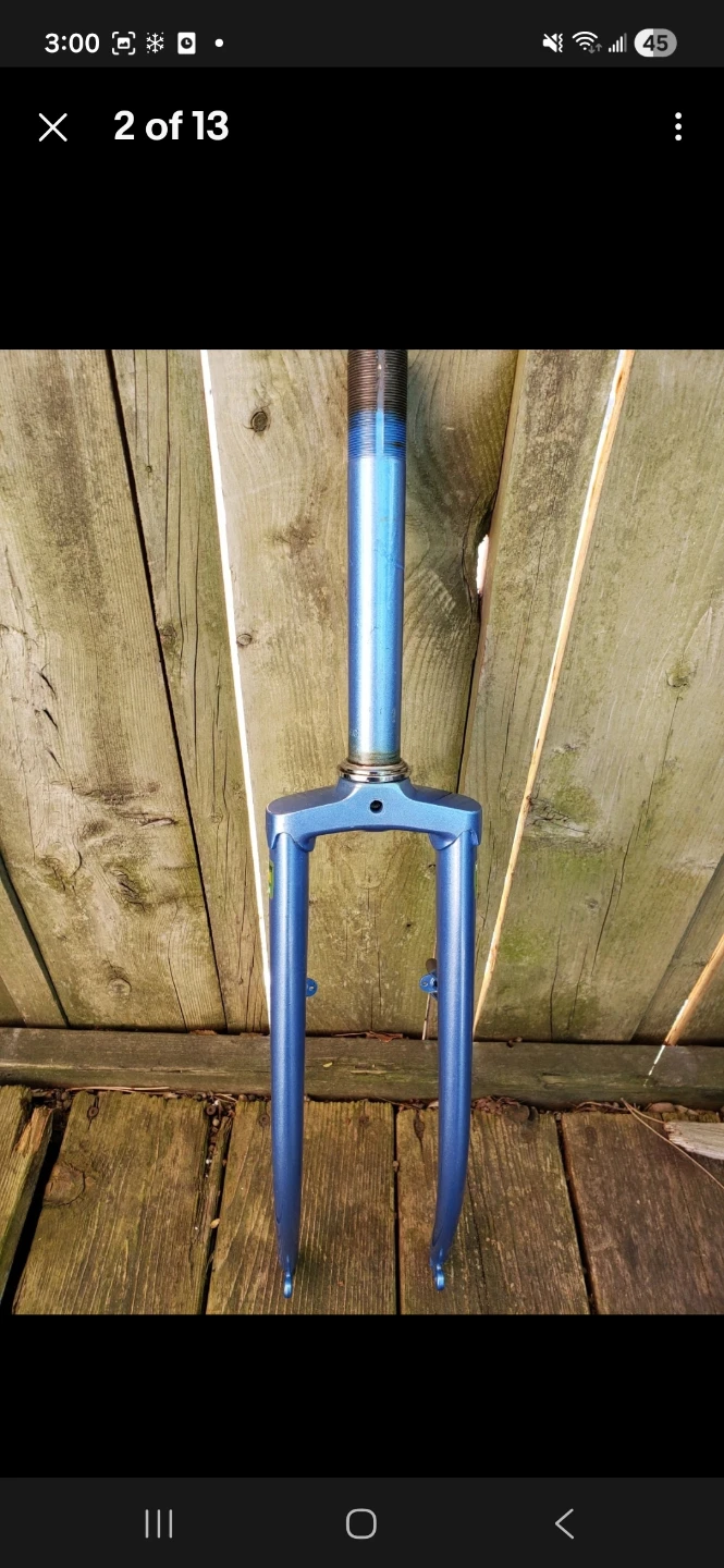 Vintage Tange 26 MTB fork 1 inch threaded - photo 2