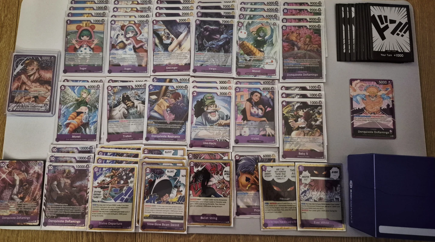 One Piece Card Game TCG - Purple Donquixote Doflamingo Deck - photo 2