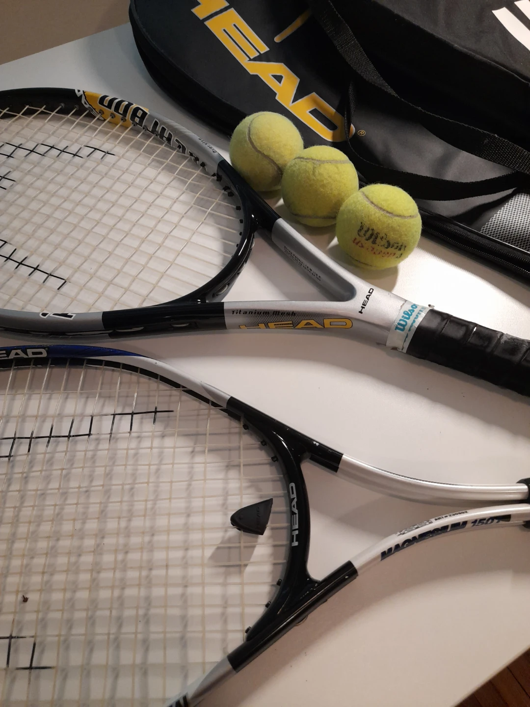 Set of 2 Head Tennis Rackets, Tennis balls and Case - photo 4