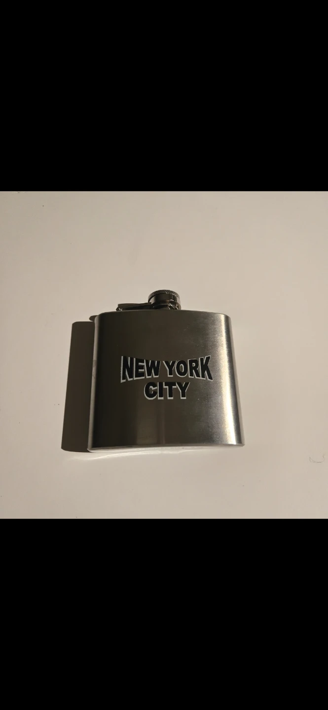 New York City Stainless Steel Flask 5 oz - photo 2