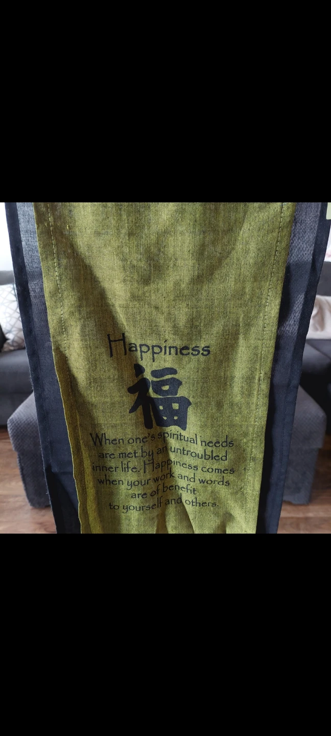 Hanging Wall Scroll Banner "Happiness" - photo 2