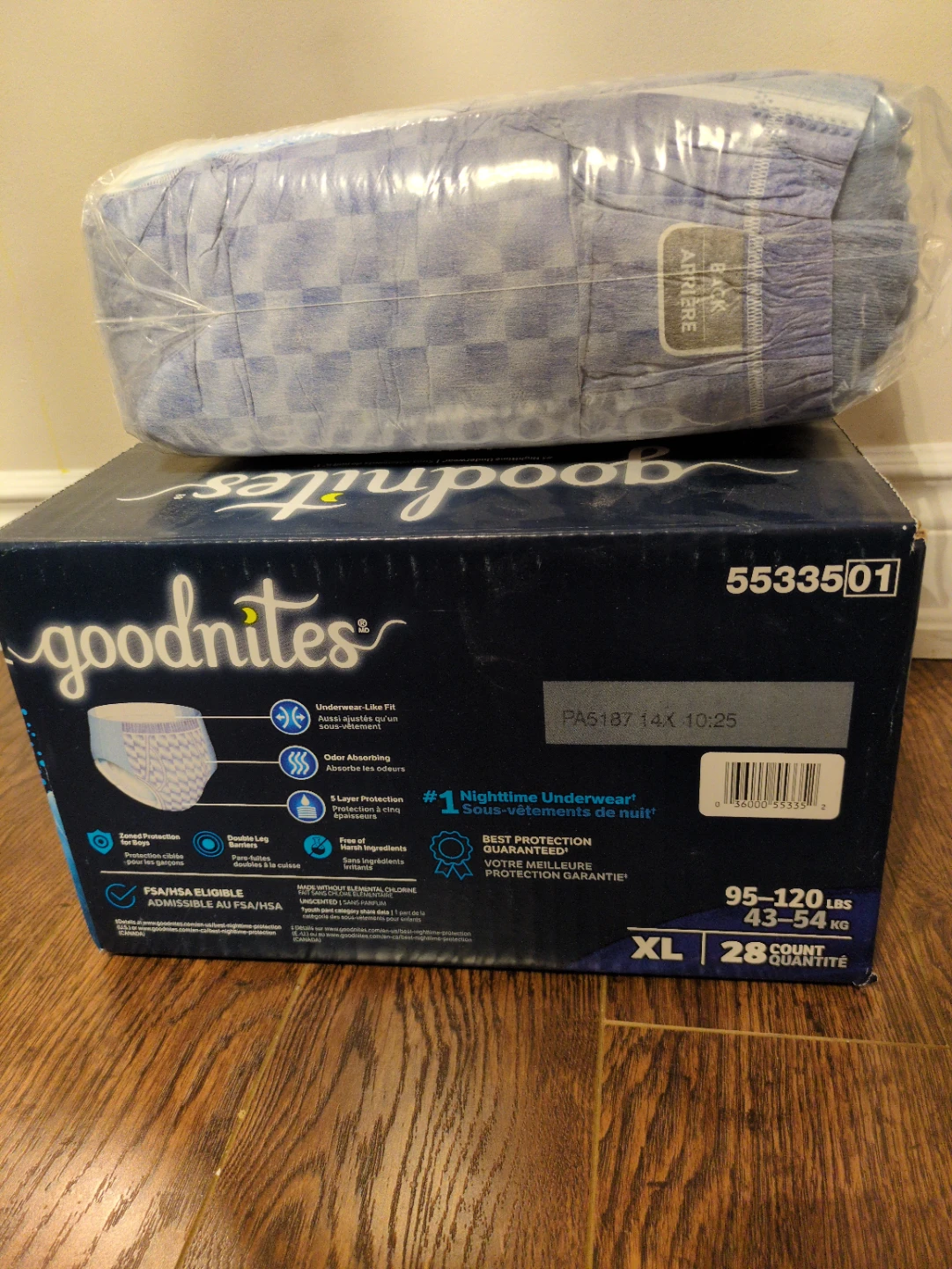 GoodNites XL Nighttime Underwear 28 Count