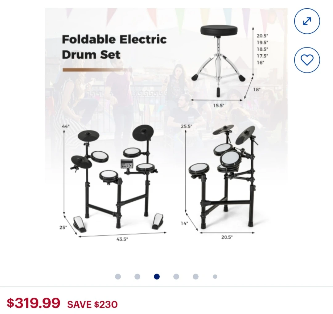Electric drumset - photo 3