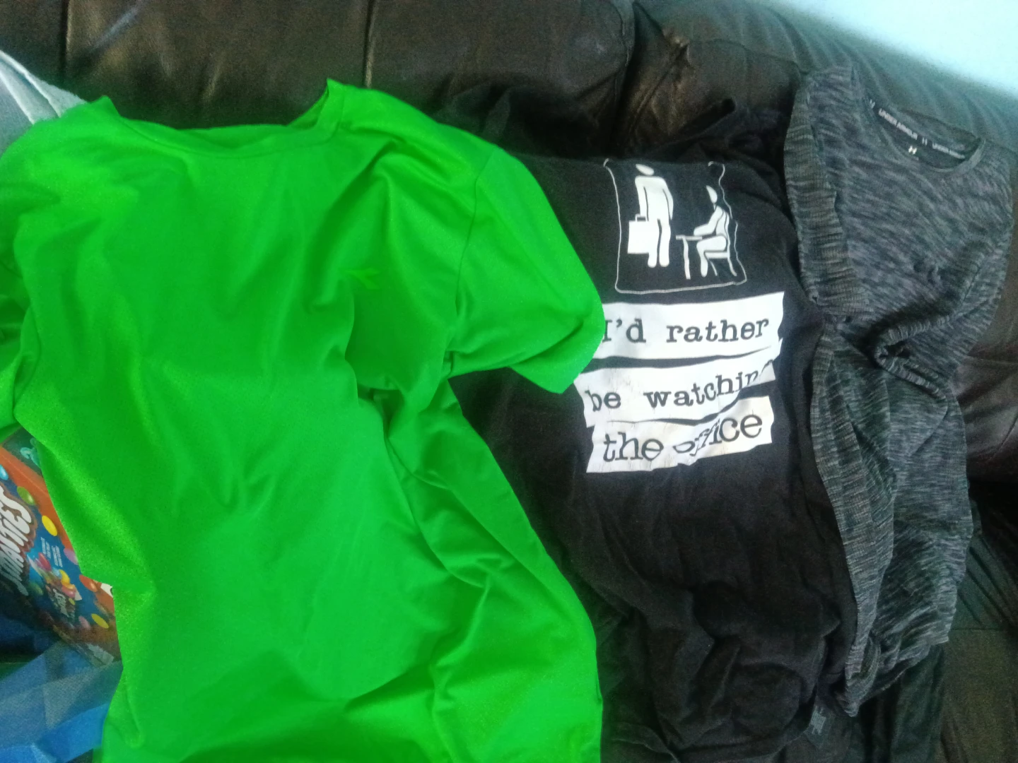 Bundle of 3 T-Shirts - Green, The Office Graphic Tee 🧡 - photo 2
