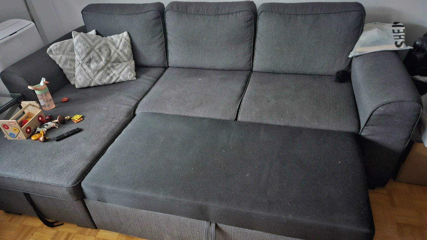 Grey Sectional Sofa with Storage - Structube - photo 2