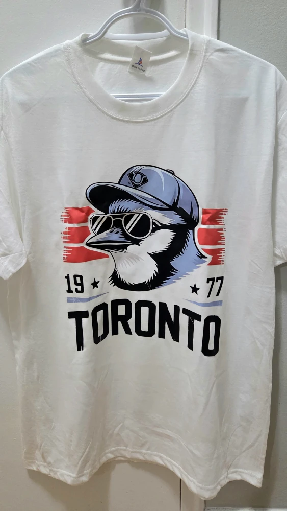 Blue Jays Tshirt White Large *New*