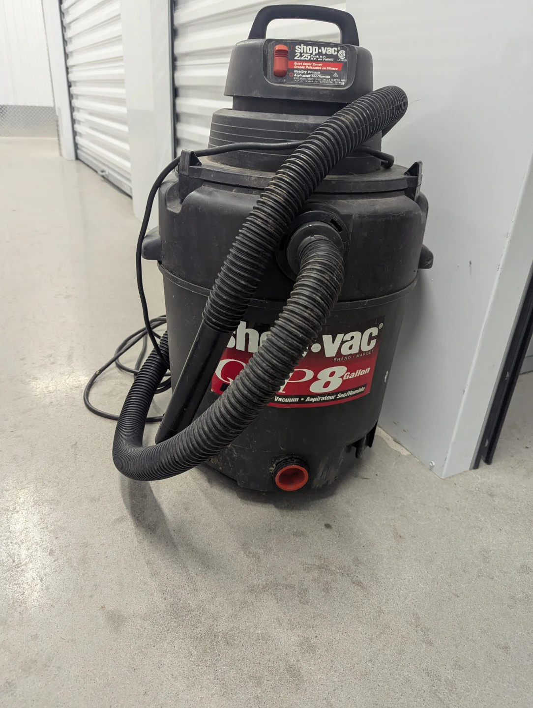 Shop-Vac P8 8 Gallon Wet/Dry Vacuum