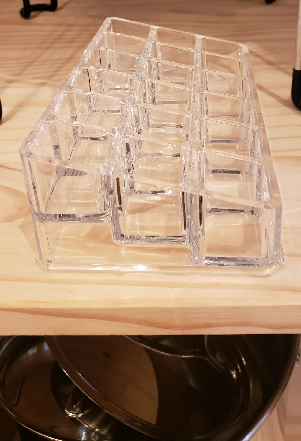 Clear Acrylic Lipstick and Essential Oils Organizer