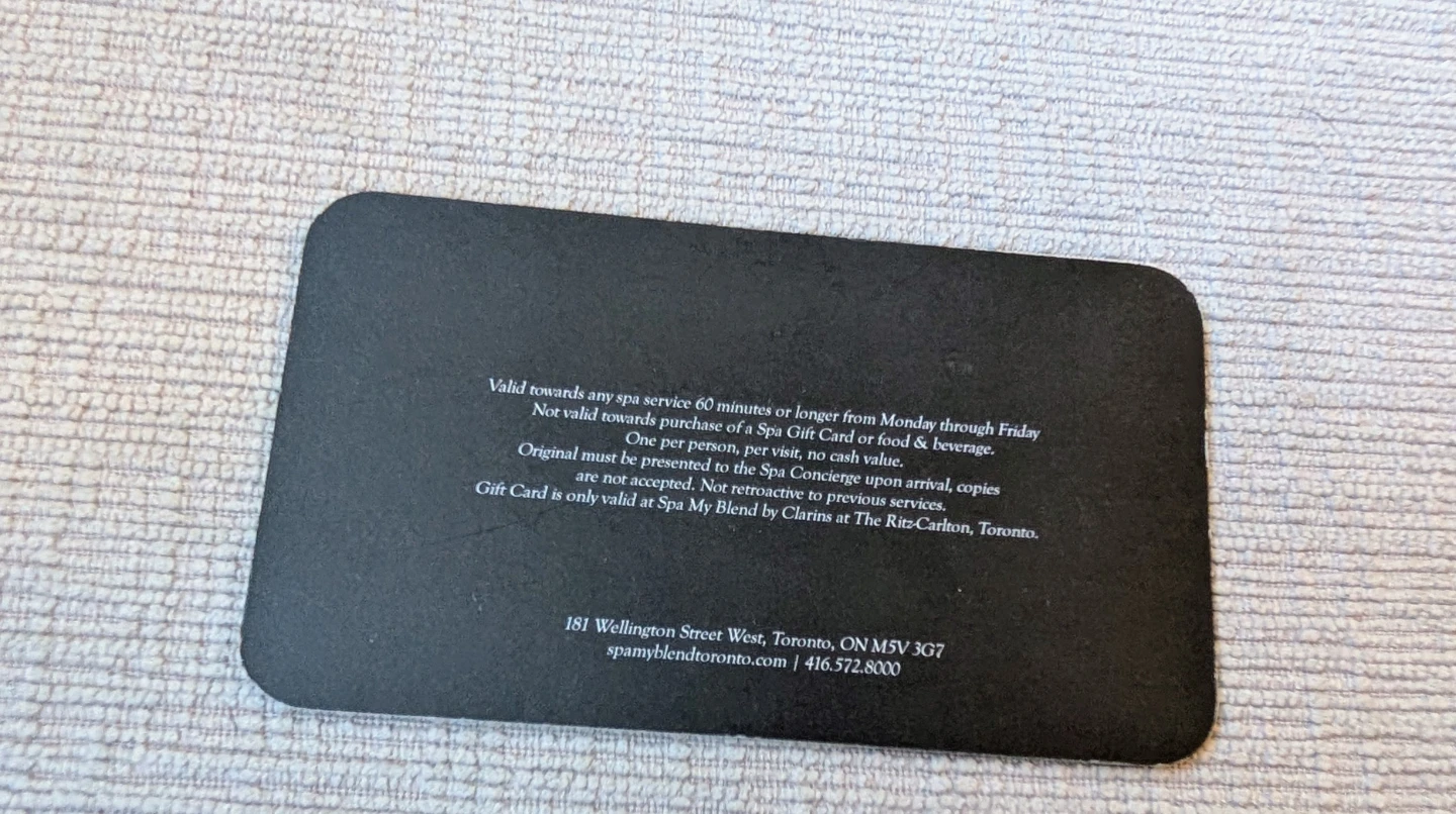 $20 Spa My Blend by Clarins Gift Card - photo 2