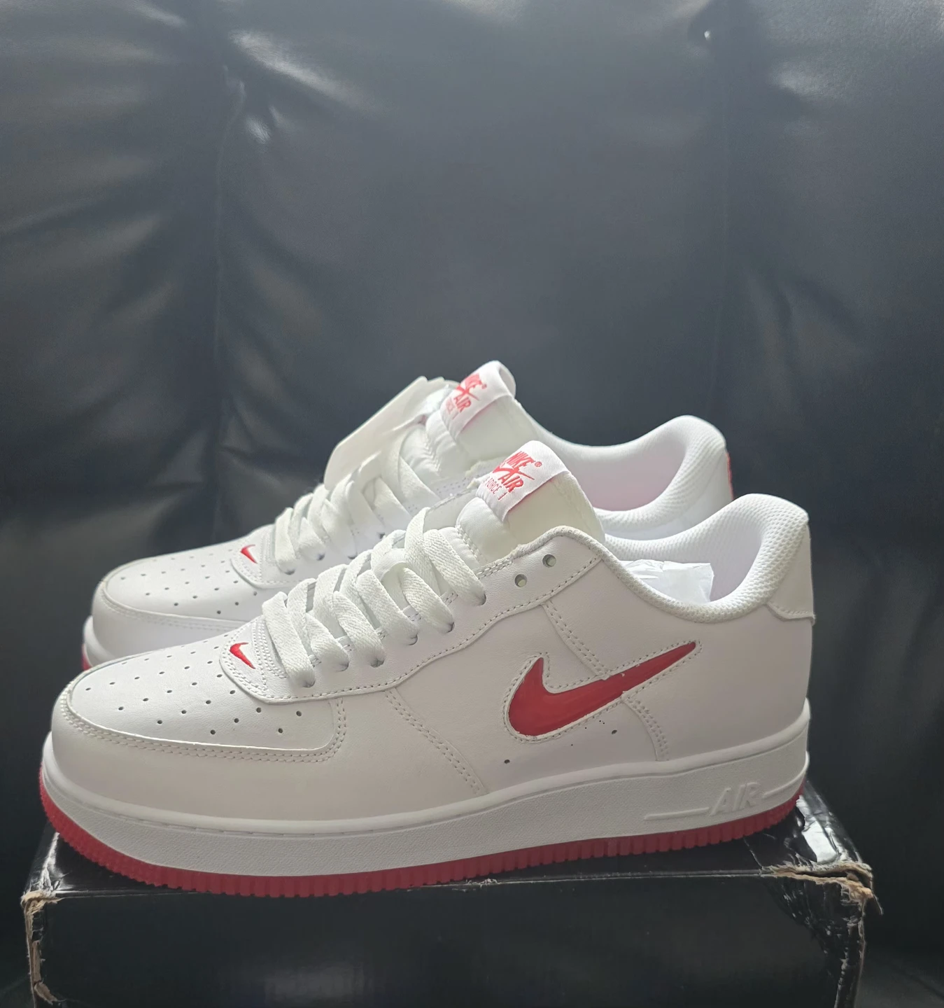 Brand new Nike Air Force White Red  sale