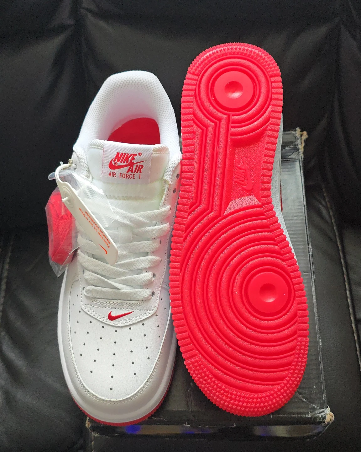 Brand new Nike Air Force White Red  sale - photo 5