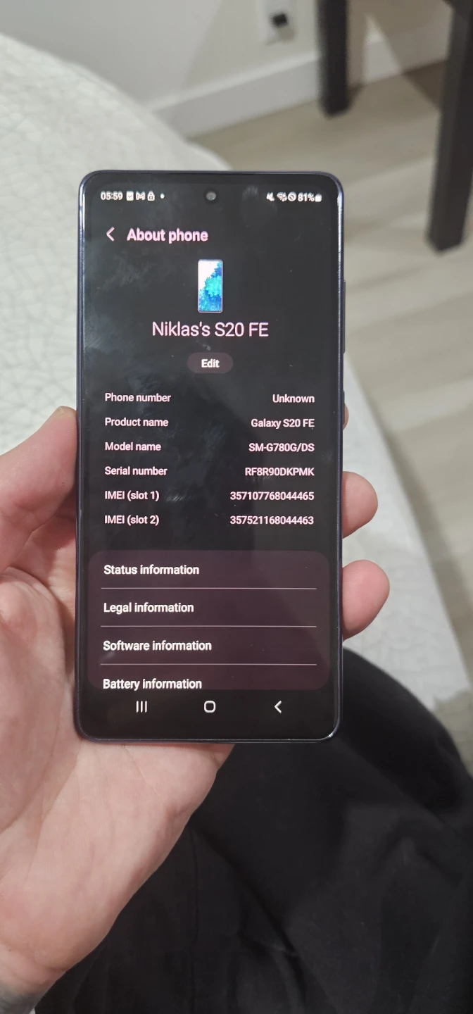 Samsung Galaxy S20 FE SM-G780G/DS - photo 4